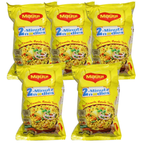 Maggi 2-Minute Noodles Masala - Pack of 2 (Bundle of 5 x 140g)