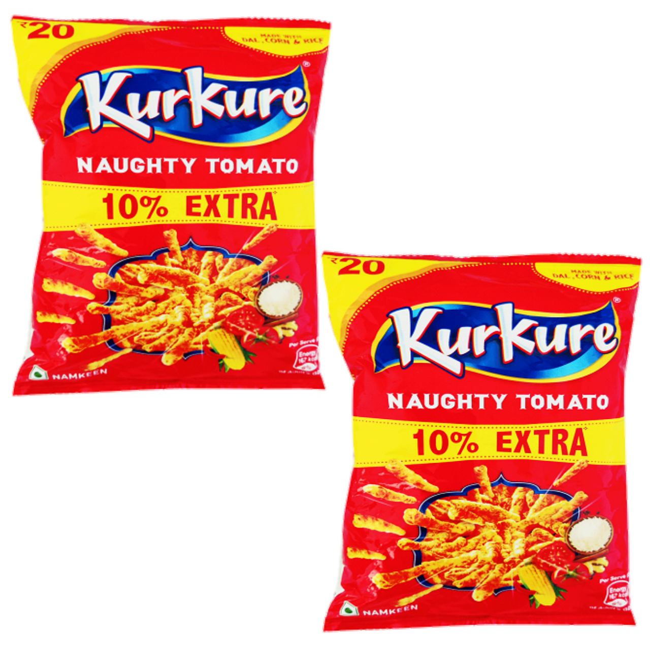 Kurkure Naughty Tomato (Bundle of 2 x 90g) - Sale Item [BBD: 05 February 2025]