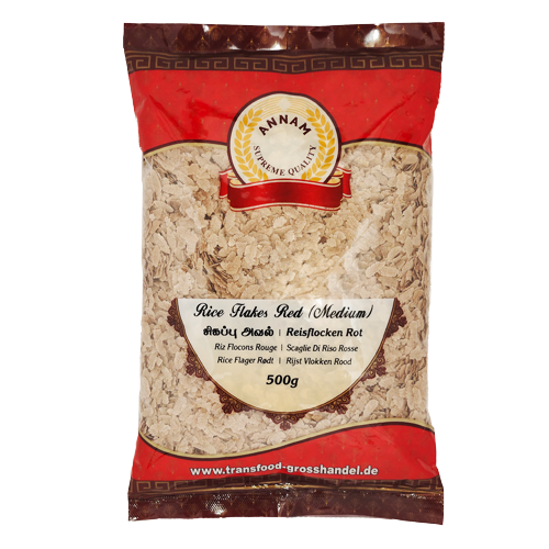 Annam Red Poha / Red Rice Flakes (500g)