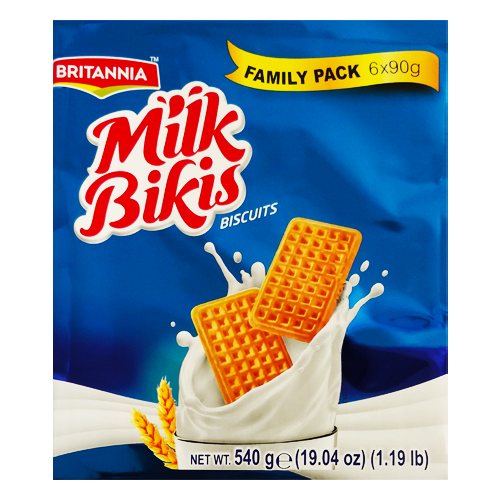 Britannia Milk Bikis Biscuits (540g)