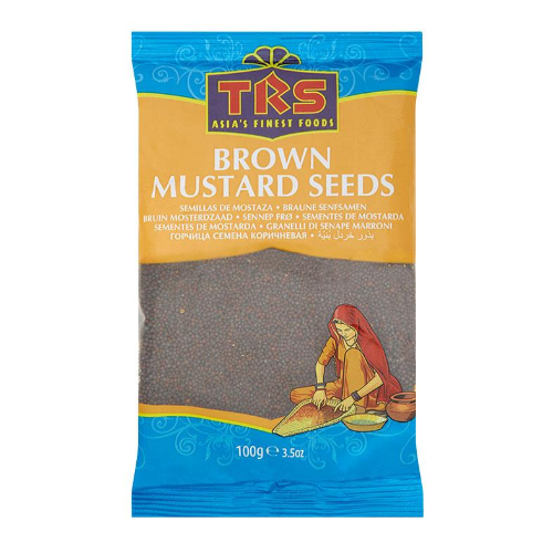 TRS Brown Mustard Seeds (100g) - Dookan