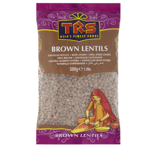 TRS Brown Lentils Whole (Masoor Whole) (500g) - Dookan