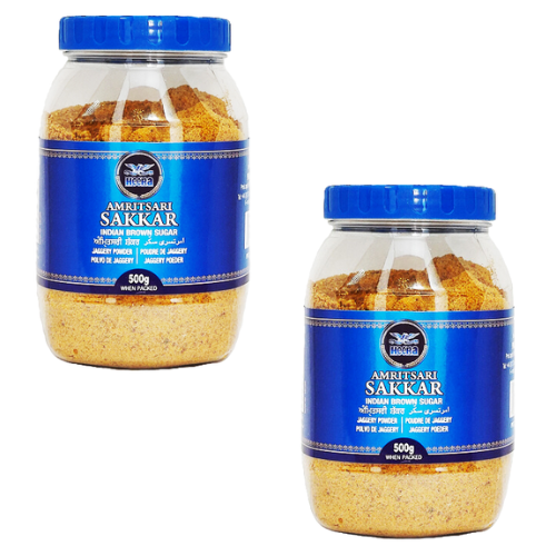 Heera Jaggery Powder (Amritsari Sakkar) (Bundle of 2 x 500g)