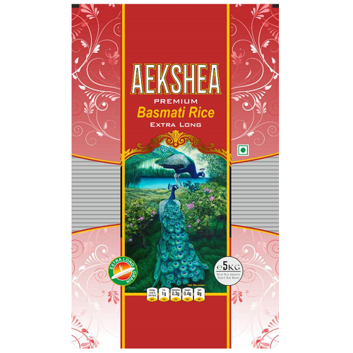 Aekshea Extra Long Basmati Rice (5kg) - Damaged Packaging