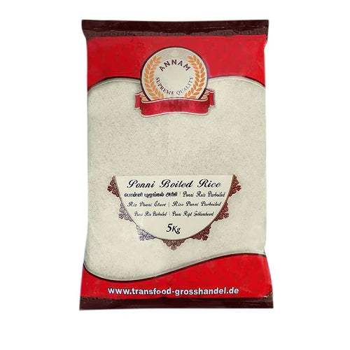 Annam Ponni Boiled Rice (5kg) - Damaged Packaging
