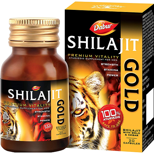 Dabur Shilajit Gold Ayurvedic Capsules (100g)