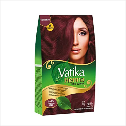 Dabur Vatika Henna Burgundy / Wine Red Hair Colour (60g) - Sale Item [BBD: 31 July 2025]