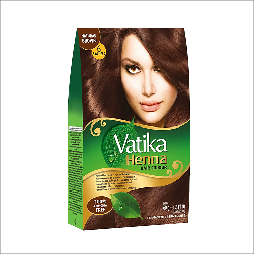 Dabur Vatika Henna Natural Brown Hair Colour (60g)