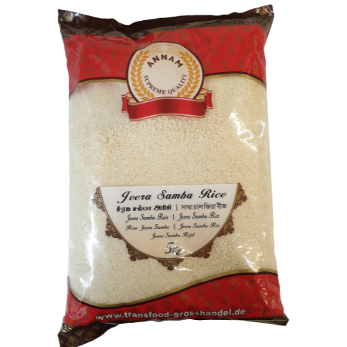 Annam Jeera Samba Rice (5kg) - Damaged Packaging