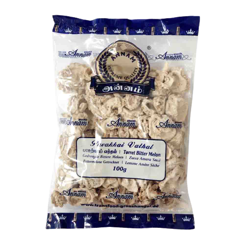 Annam Dried Bitter Gourd / Pavakkai Vathal (100g)