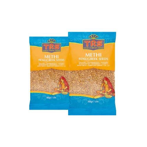 TRS Fenugreek (Methi) Seeds (Bundle of 2 x 100g)