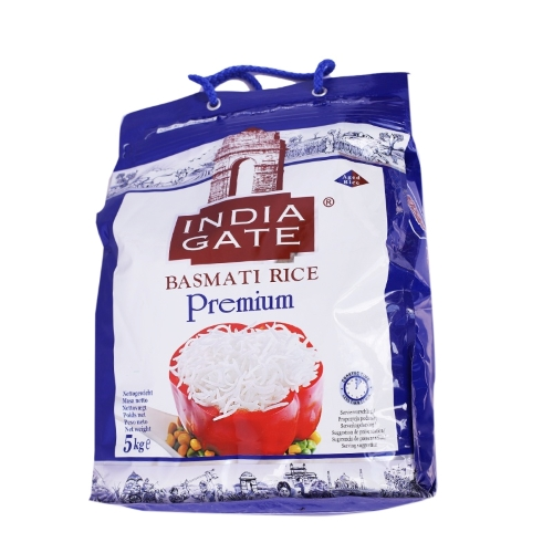 India Gate Premium Basmati Rice (5kg) - Damaged packaging