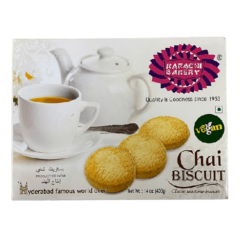 Karachi Bakery Vegan Chai Biscuits (400g) - Sale Item [BBD: 31 July 2025]