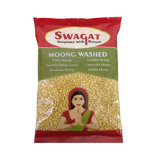 Swagat Mung Dal Washed / Moong Dal Split Without Skin (2kg)