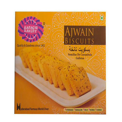 Karachi Bakery Ajwain Vegan Biscuits (400g) - Sale Item [BBD: 01 October 2023]