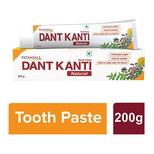Patanjali Dant Kanti Natural Toothpaste (200g)