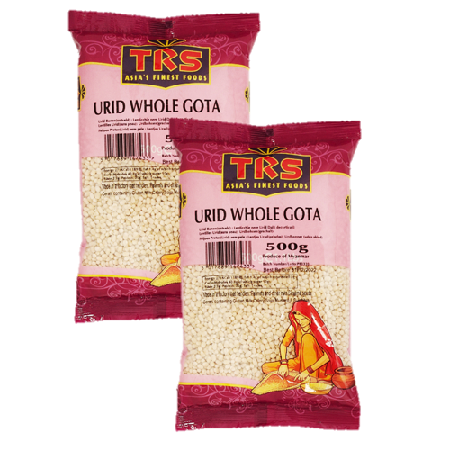 TRS Urad Dal Whole / Urid Gota - Without Skin (Bundle of 2 x 500g) - 1kg